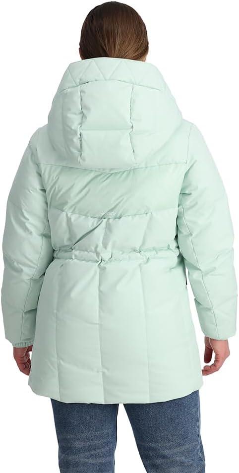 imageSpyder Womens Eastwood Long Down Hooded JacketWintergreen