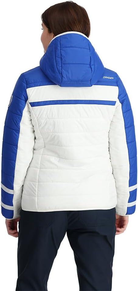 imageSpyder Womens Ethos Hooded Puffy Ski JacketElectric Blue