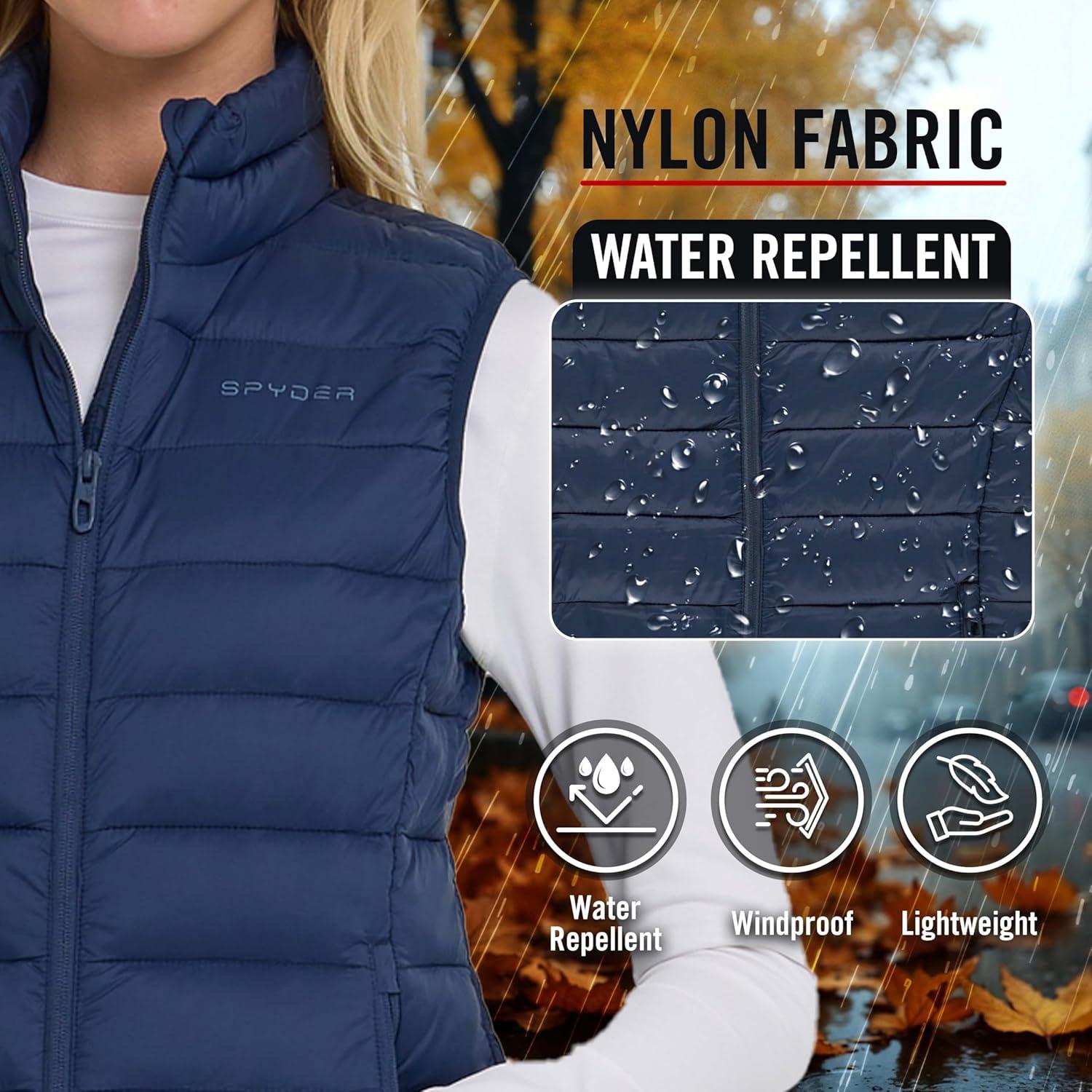 imageSpyder Womens Puffer Vest Lightweight Sleeveless Puffer Vest Women Cozy Fall Fashion Warm Quilted Jackets for WomenNavy