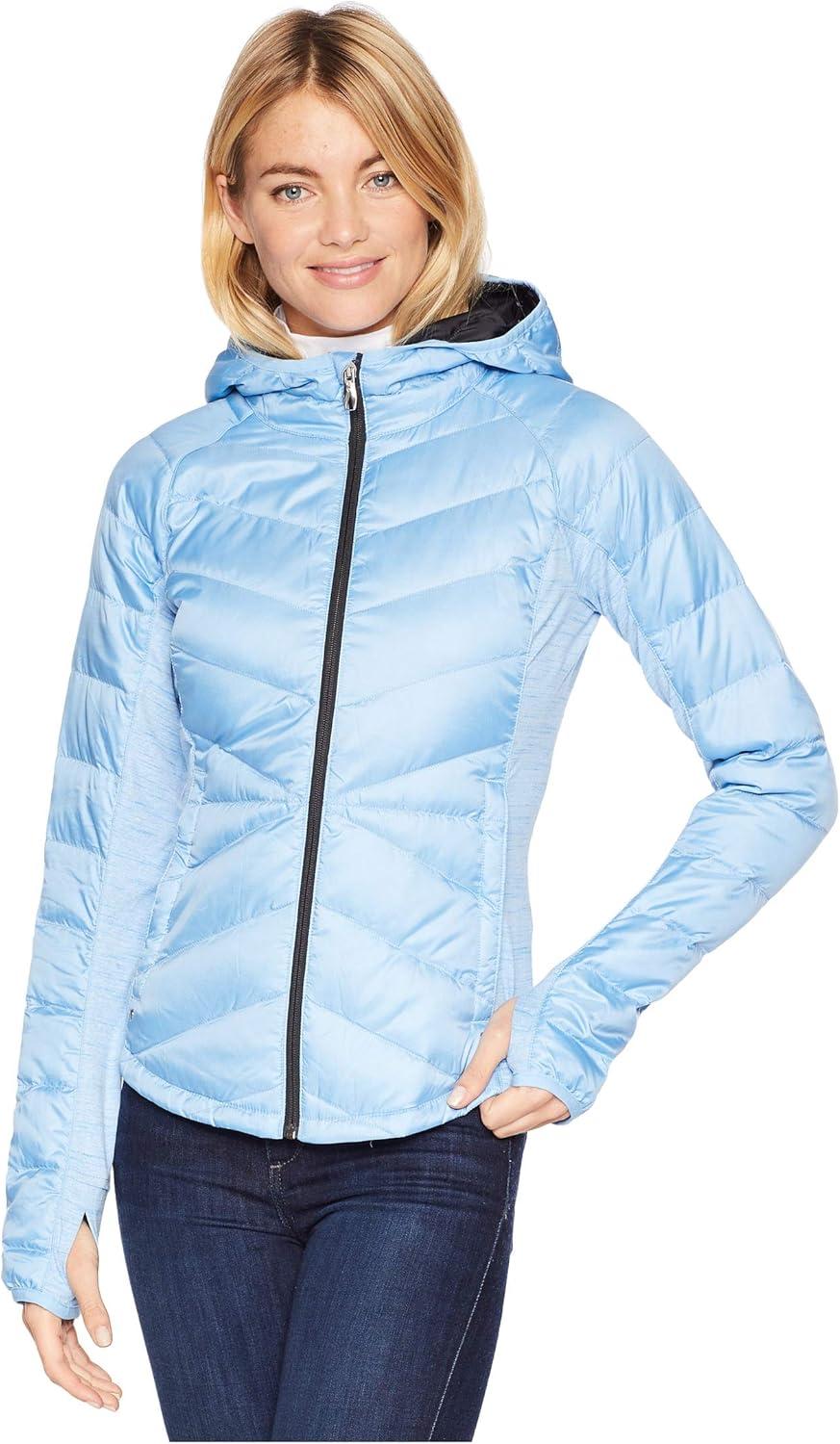 imageSpyder Womens Solitude Hoody Down JacketBlue IceBlue Ice