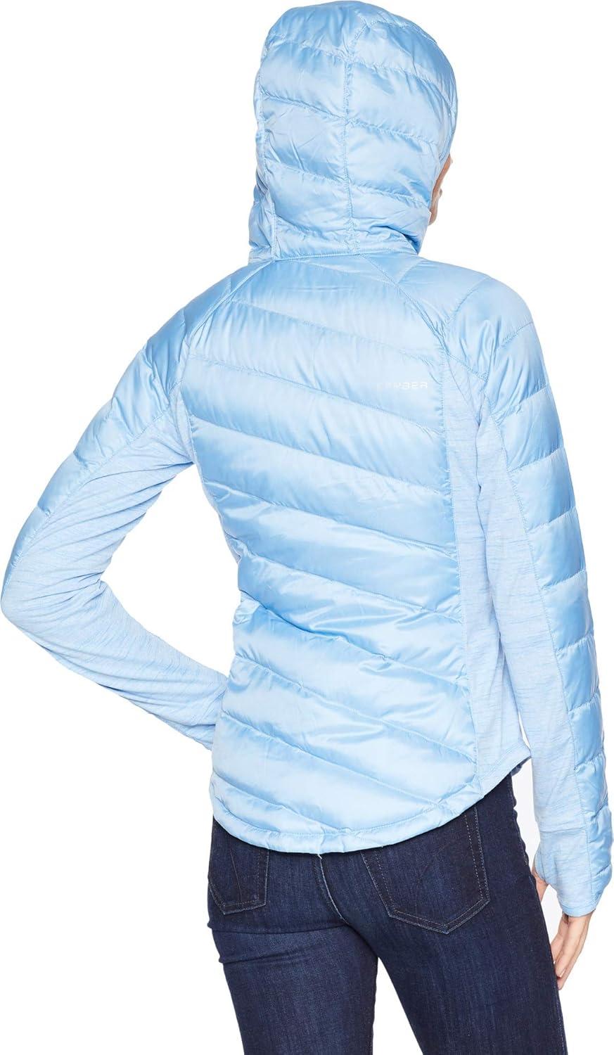 imageSpyder Womens Solitude Hoody Down JacketBlue IceBlue Ice