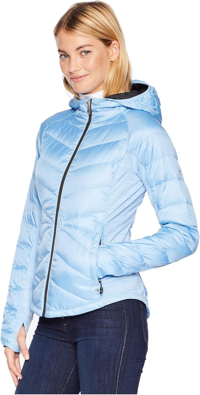 imageSpyder Womens Solitude Hoody Down JacketBlue IceBlue Ice