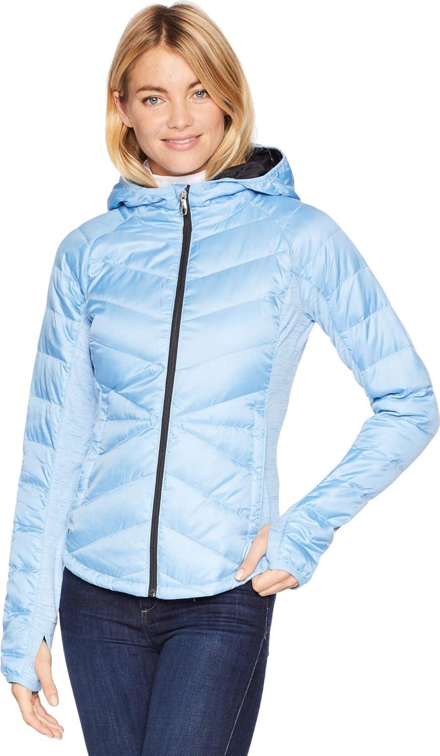 imageSpyder Womens Solitude Hoody Down JacketBlue IceBlue Ice