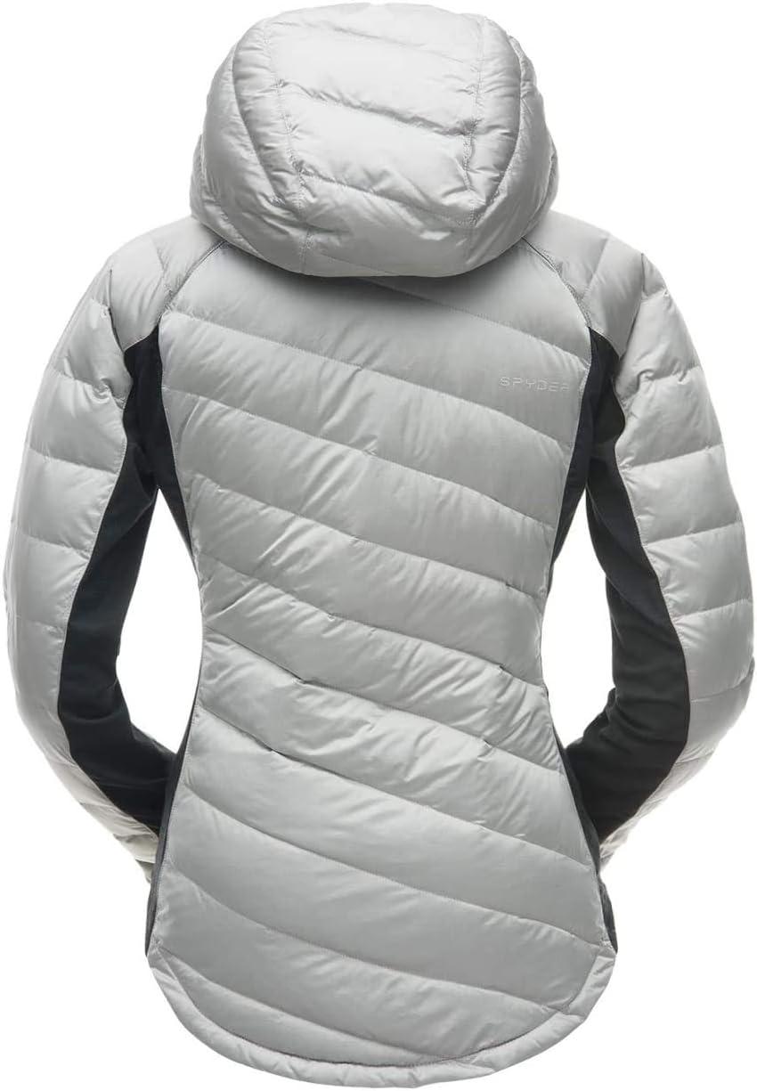 imageSpyder Womens Solitude Hoody Down JacketWhiteBlack