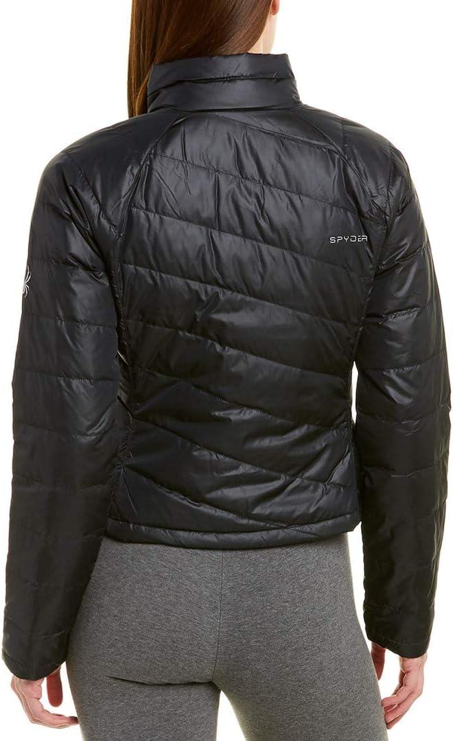 imageSpyder womens Womens Solitude Crop Down JacketBlackBlack