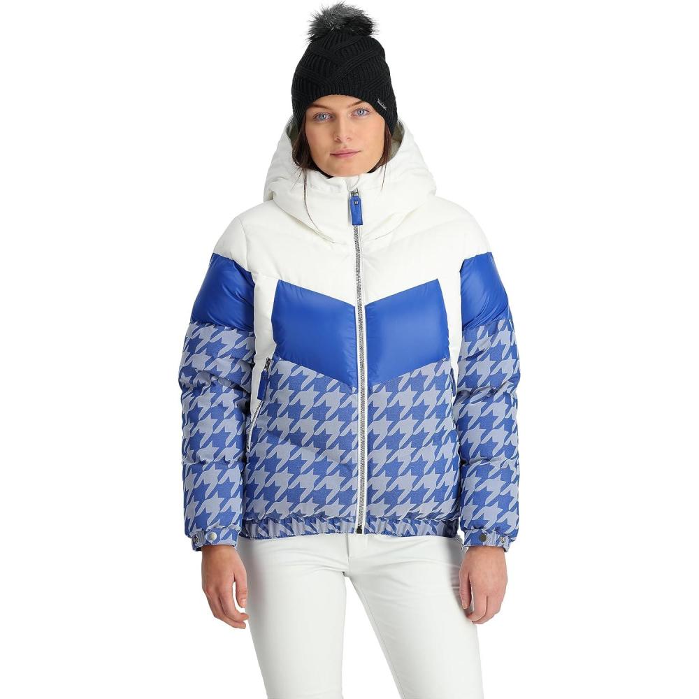 imageSpyder Womens Eastwood Down Hooded JacketElectric Blue