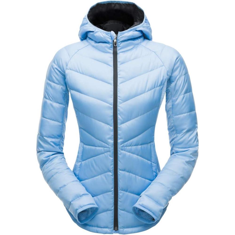 imageSpyder Womens Solitude Hoody Down JacketBlue IceBlue Ice
