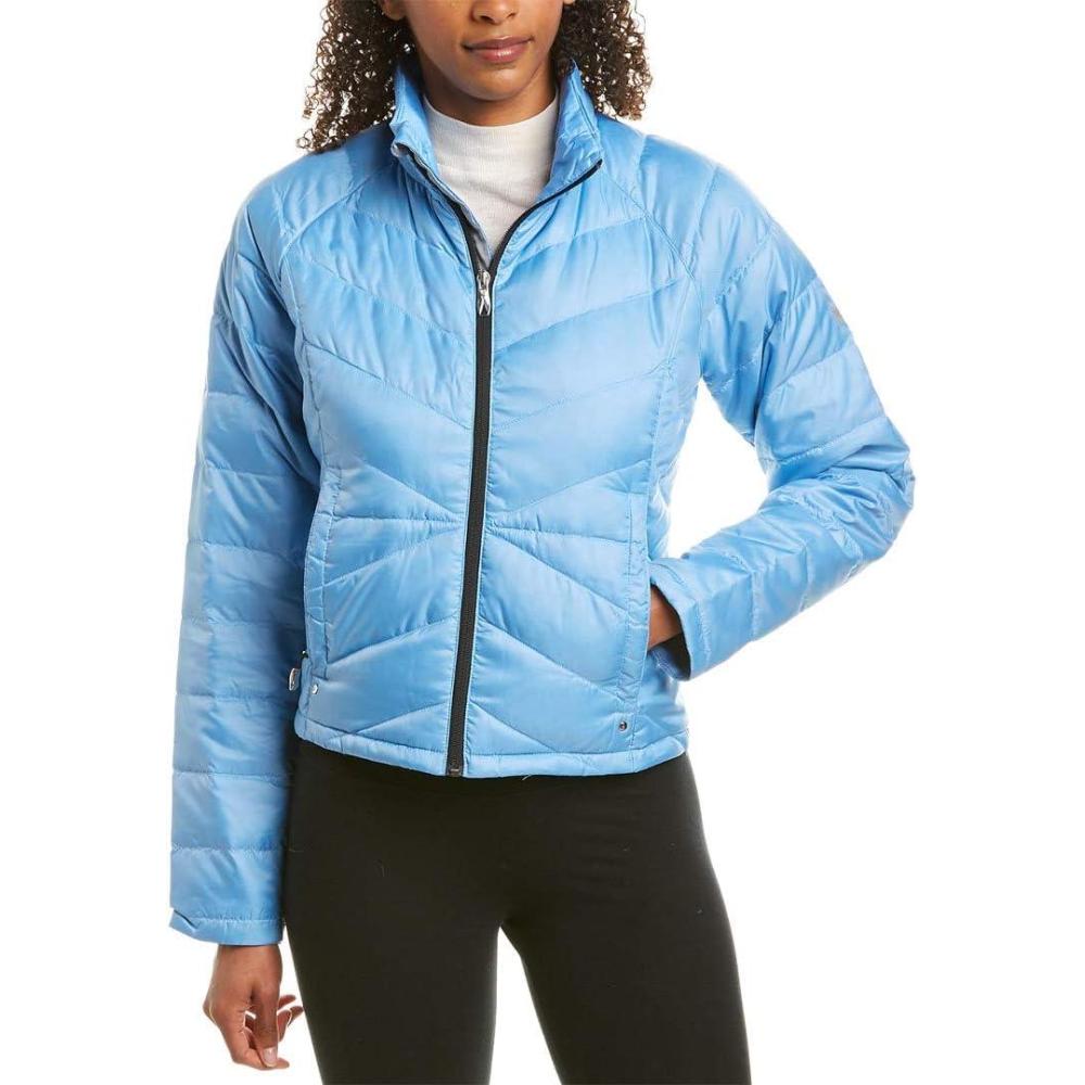 imageSpyder womens Womens Solitude Crop Down JacketBlue IceBlue Ice