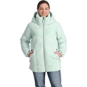 Spyder Women’s Eastwood Long Down Hooded Jacket(Wintergreen)