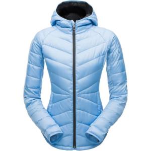 Spyder Women’s Solitude Hoody Down Jacket(Blue Ice/Blue Ice)