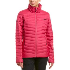Spyder womens Timeless Down Jacket(Berry/Black)