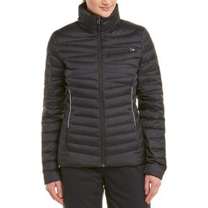 Spyder womens Timeless Down Jacket(Black/Alloy)