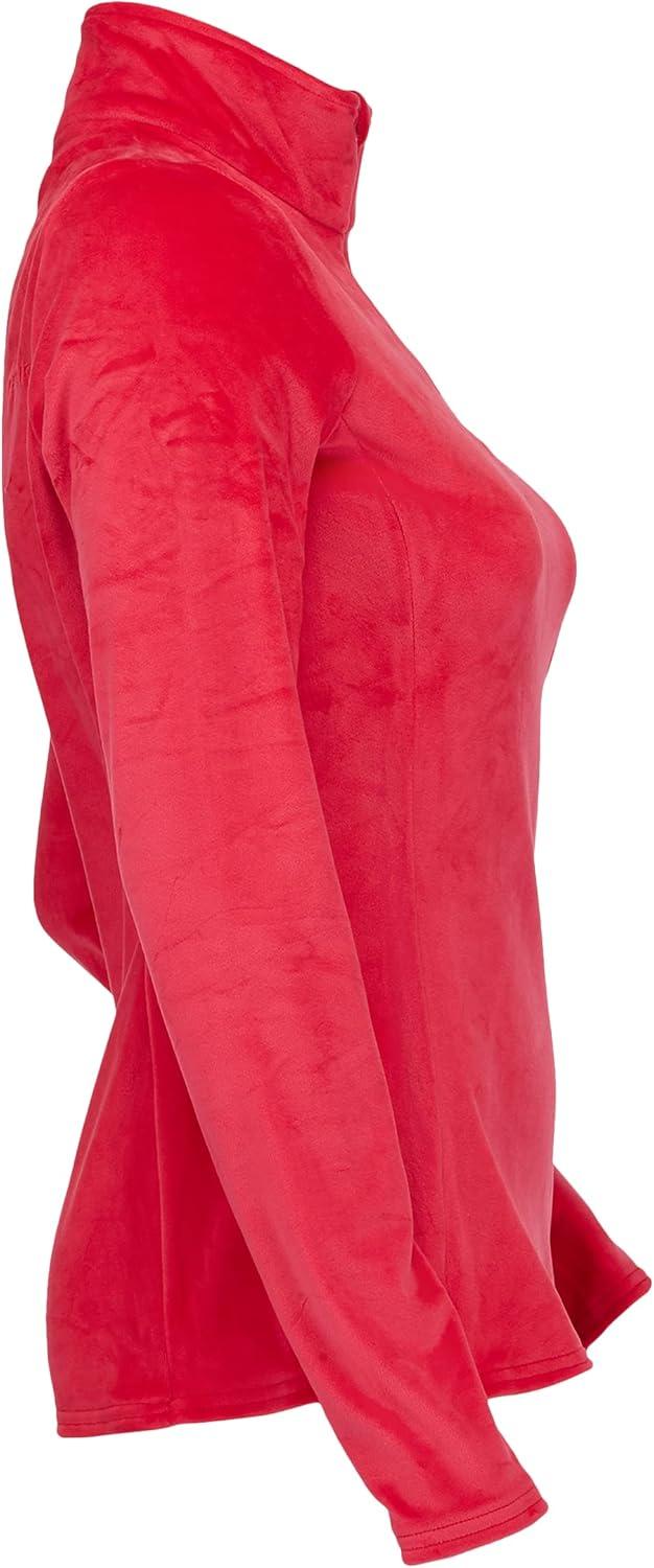imageSpyder Active Sports Womens Shimmer Bug Zip TNeckCerise