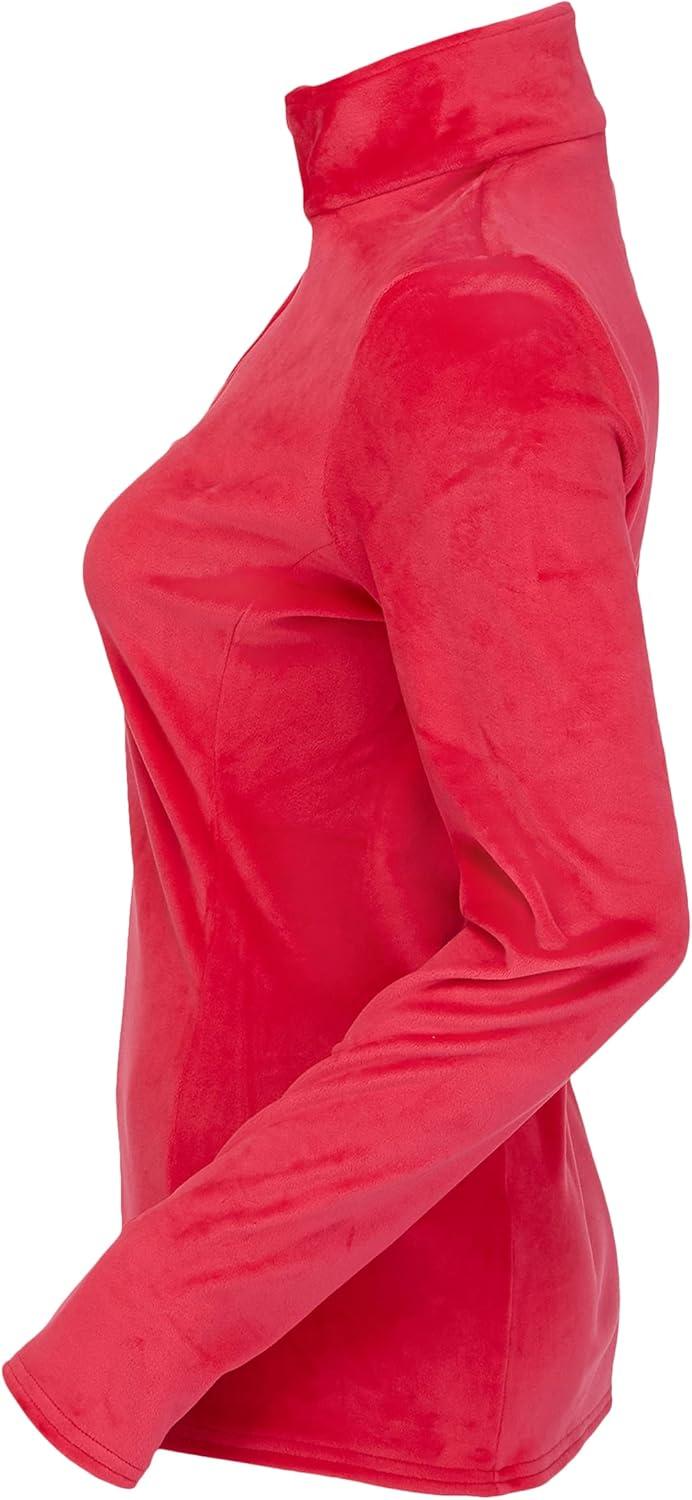 imageSpyder Active Sports Womens Shimmer Bug Zip TNeckCerise