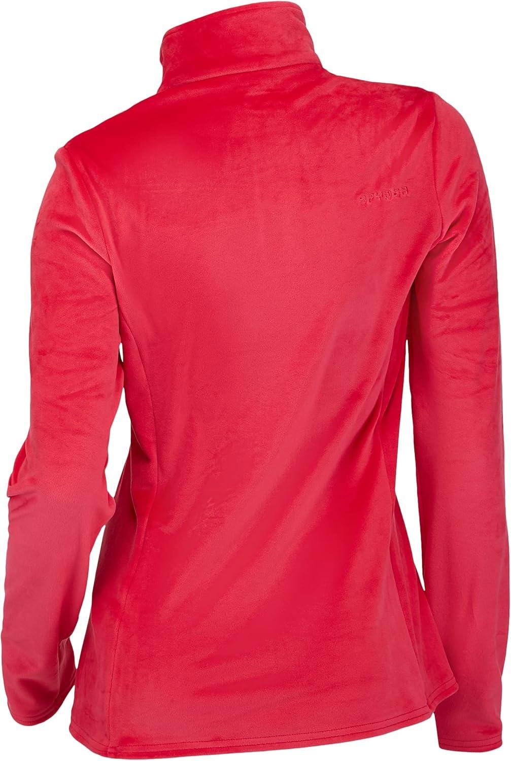 imageSpyder Active Sports Womens Shimmer Bug Zip TNeckCerise