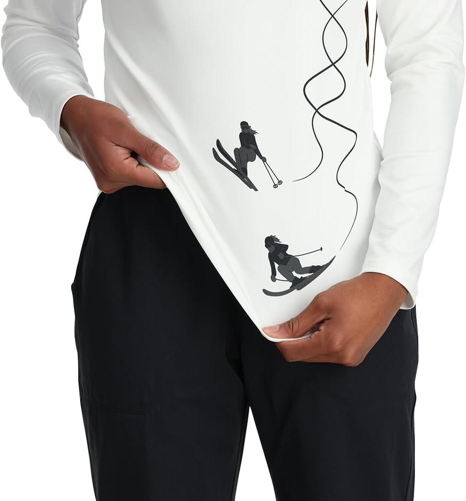 imageSpyder Womens Figure 8 12 Zip Quick Dry TNeck Shirt