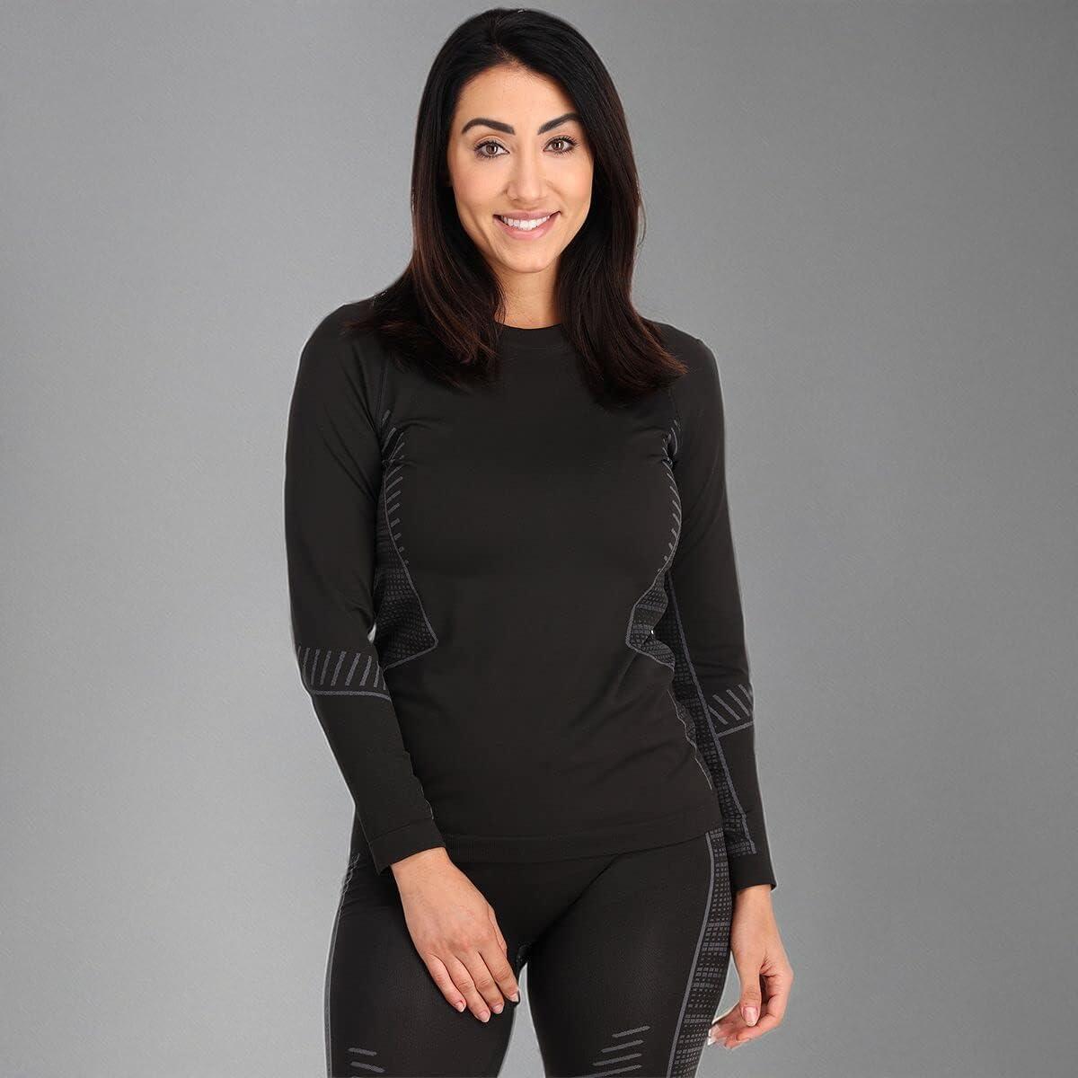 imageSpyder Womens Momentum Crew Neck Base Layer TopBlack