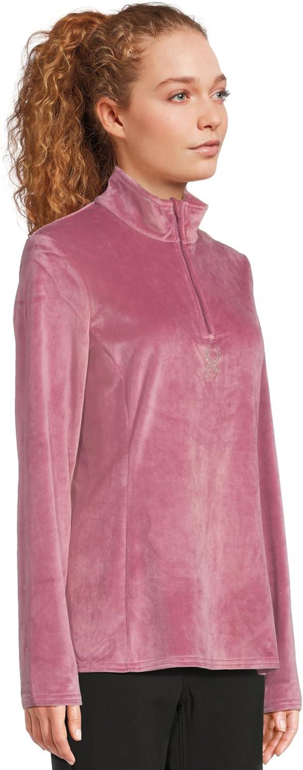 imageSpyder Womens Shimmer Bug Half Zip TNeck Ski Base LayerAcai