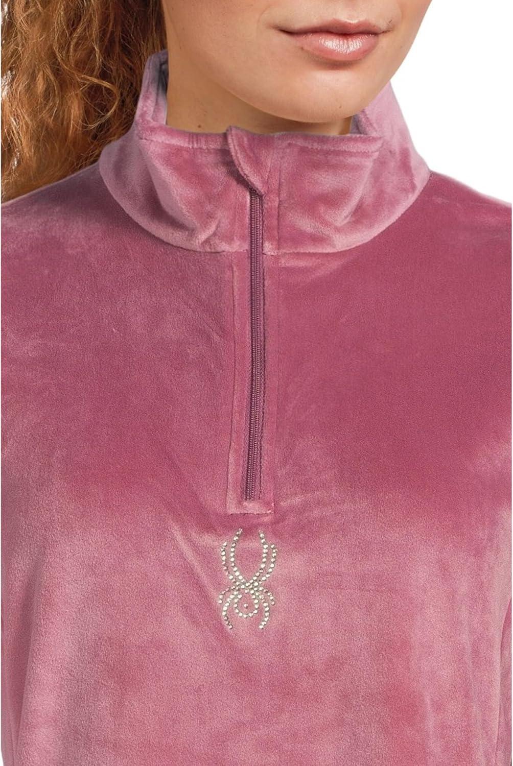 imageSpyder Womens Shimmer Bug Half Zip TNeck Ski Base LayerAcai