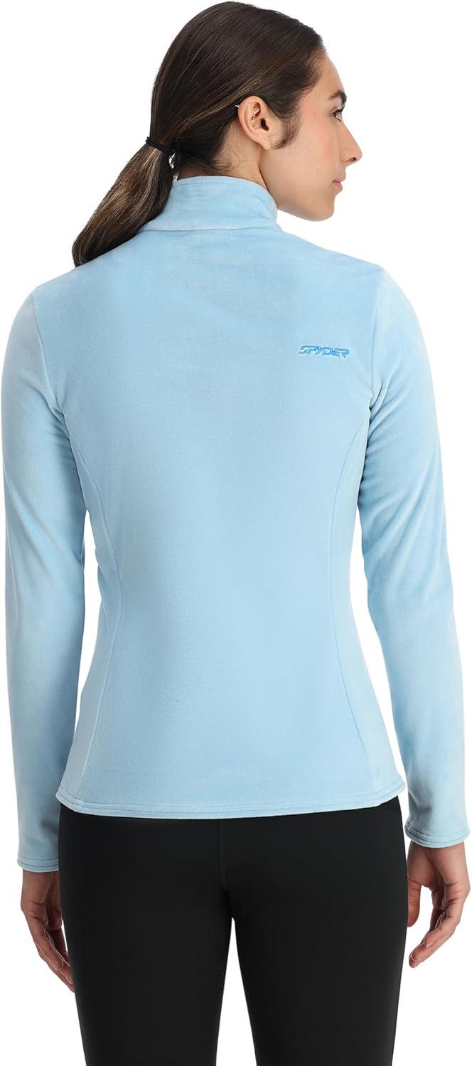 imageSpyder Womens Shimmer Bug Half Zip TNeck Ski Base LayerBlue Drift