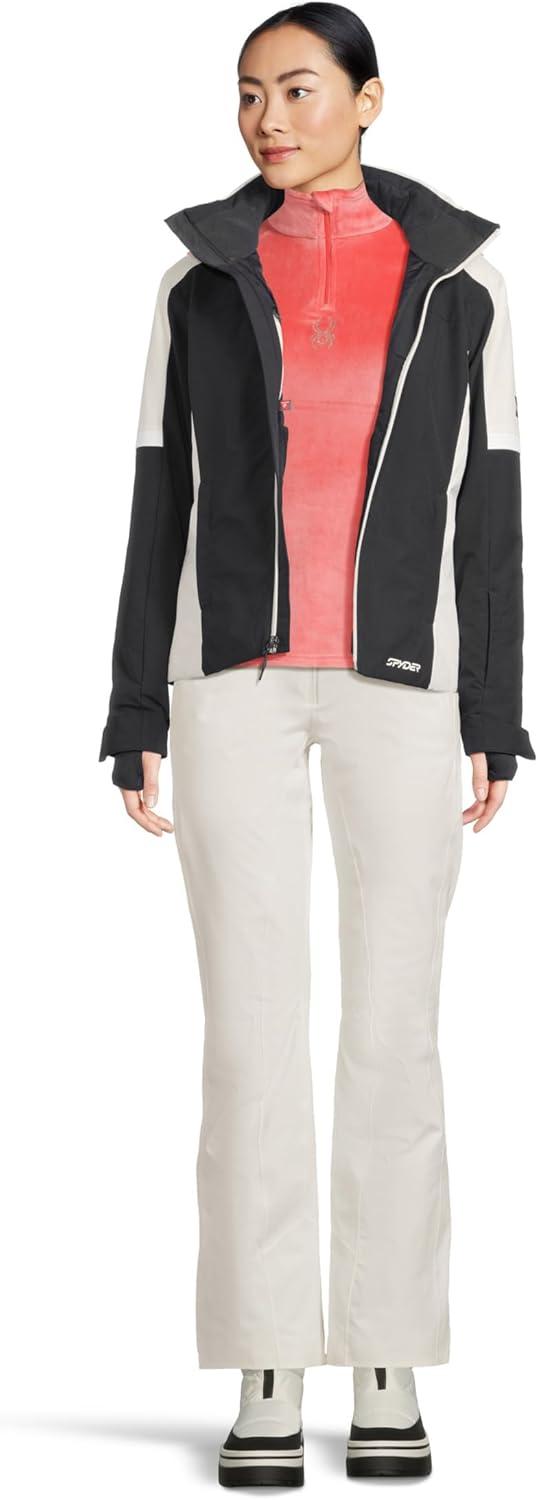 imageSpyder Womens Shimmer Bug Half Zip TNeck Ski Base LayerCoral Haze