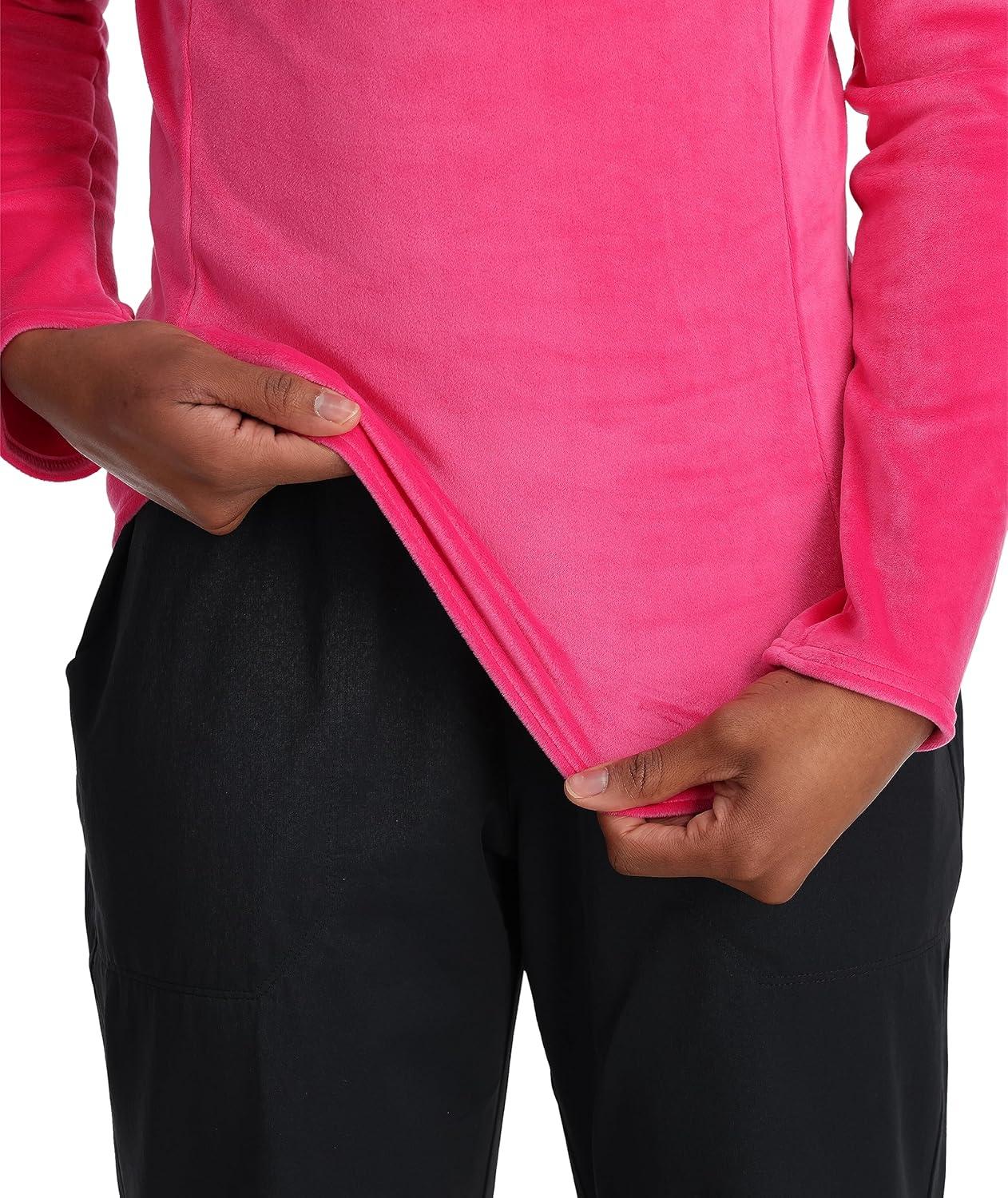 imageSpyder Womens Shimmer Bug Half Zip TNeck Ski Base LayerPink