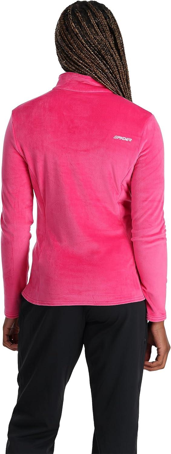 imageSpyder Womens Shimmer Bug Half Zip TNeck Ski Base LayerPink