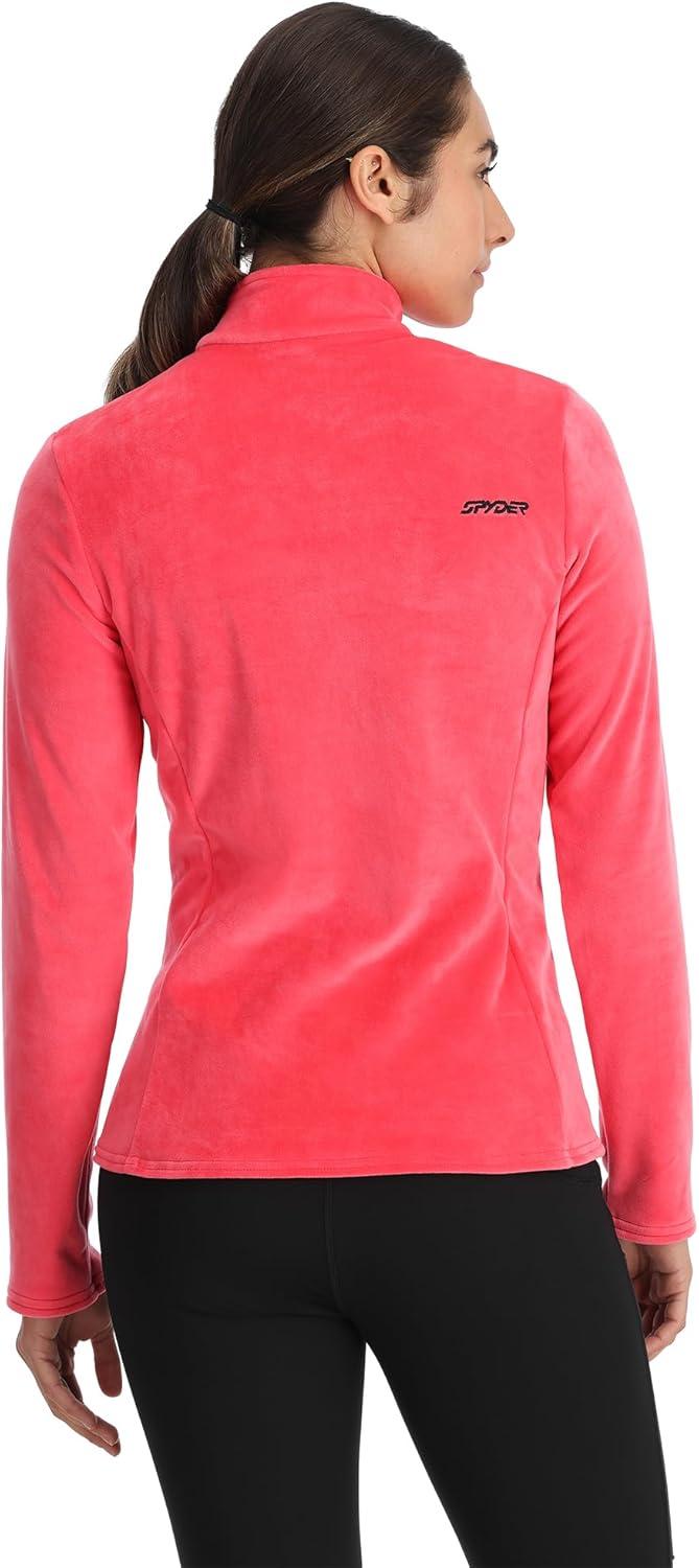 imageSpyder Womens Shimmer Bug Half Zip TNeck Ski Base LayerPrism Pink