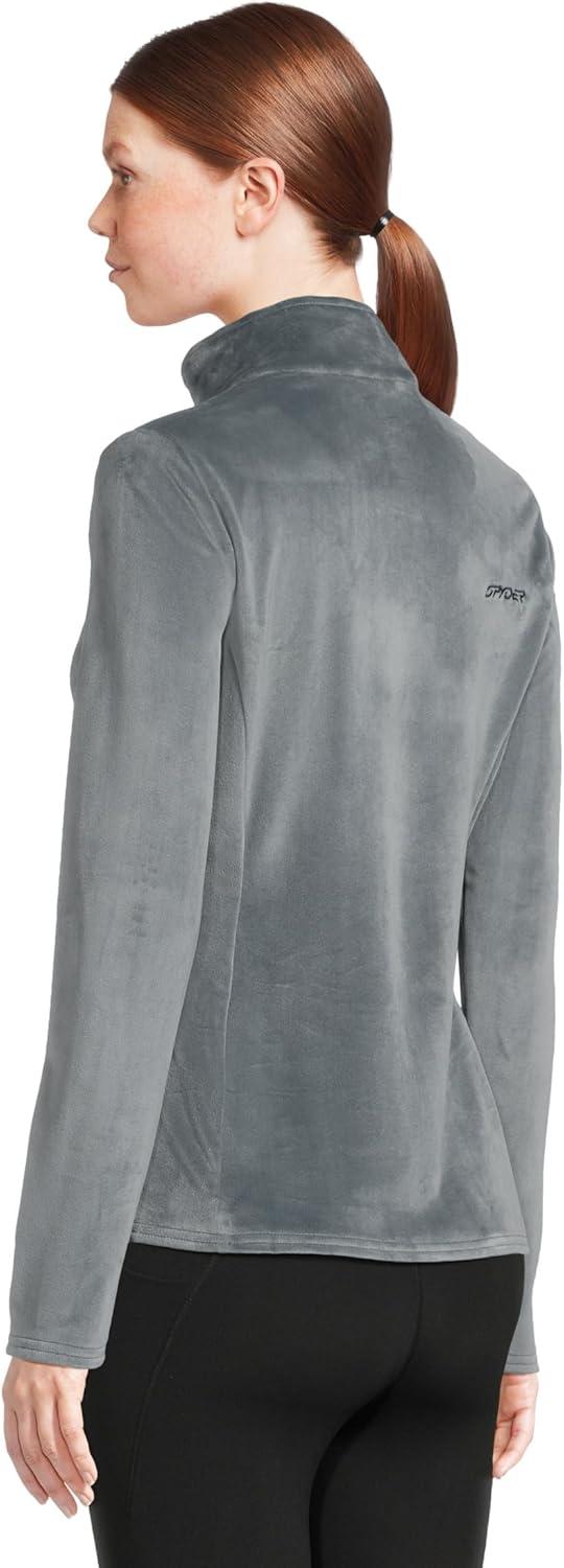 imageSpyder Womens Shimmer Bug Half Zip TNeck Ski Base LayerSlate Blue