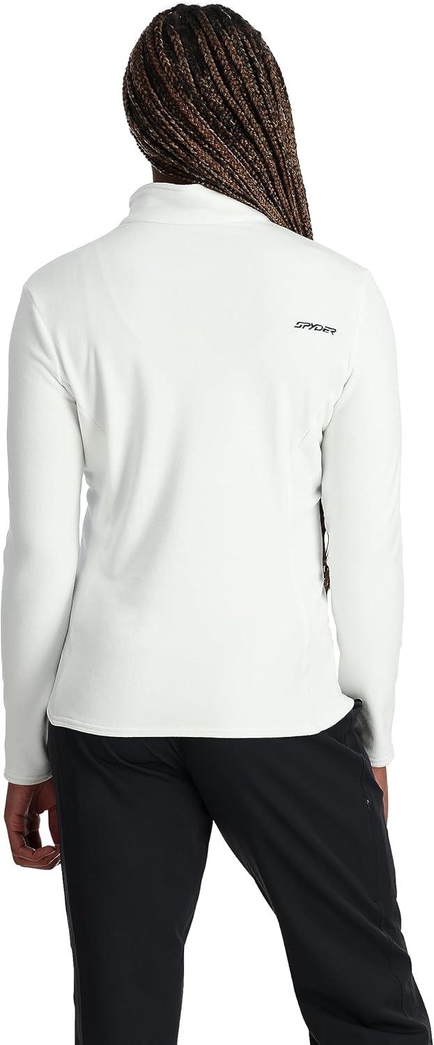imageSpyder Womens Shimmer Bug Half Zip TNeck Ski Base LayerWhite
