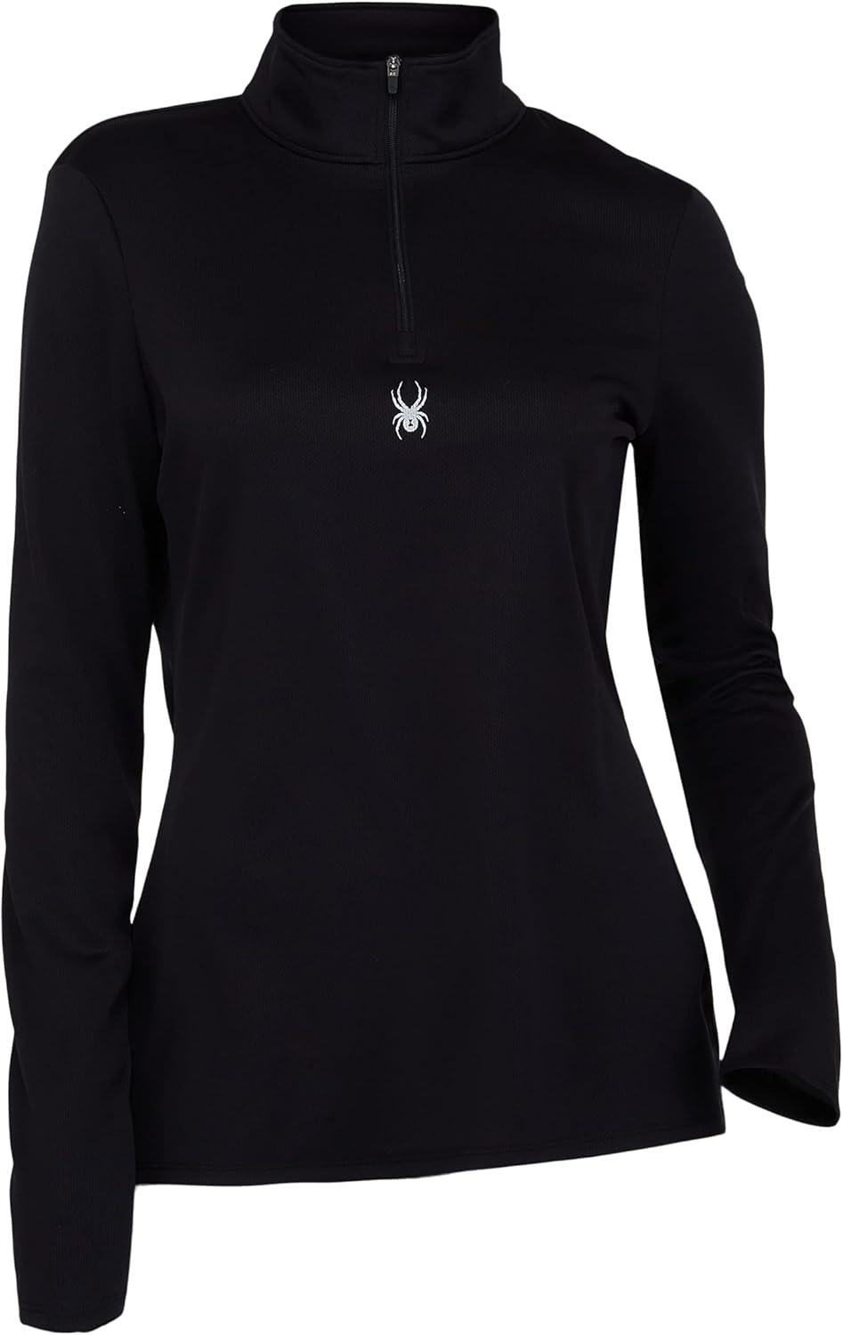 imageSpyder Womens Tempting HalfZip TNeckBlack