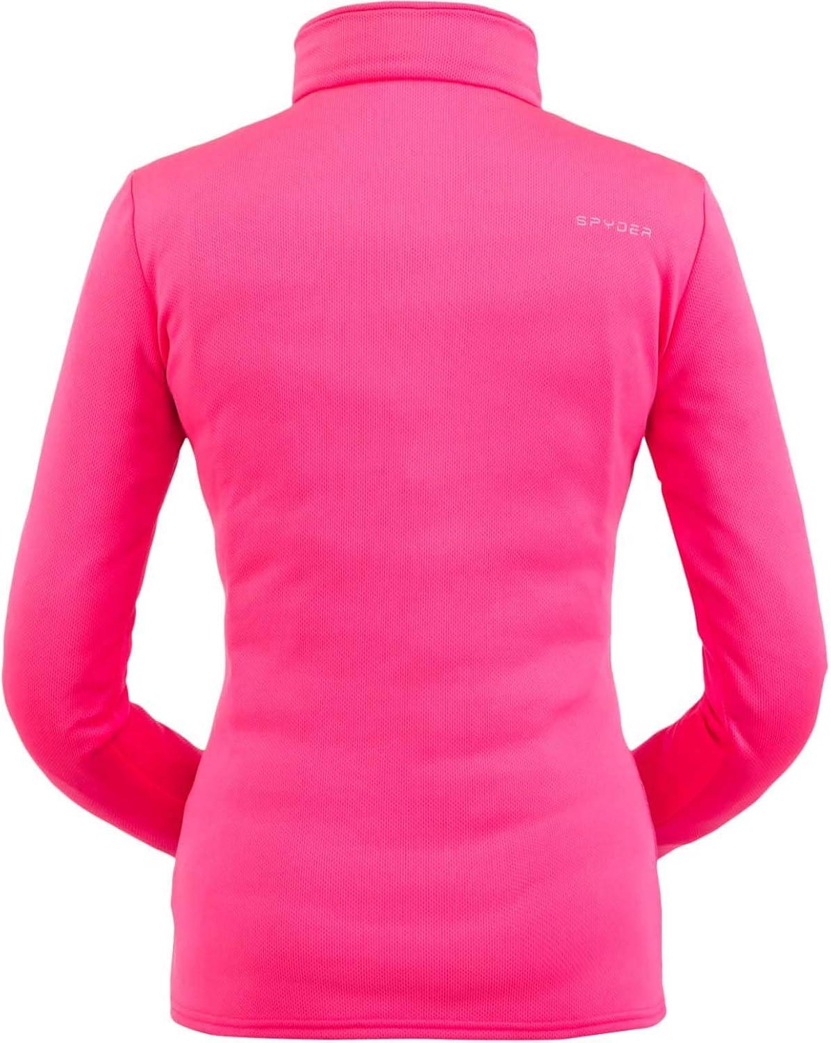 imageSpyder Womens Tempting HalfZip TNeckBryte Bubblegum