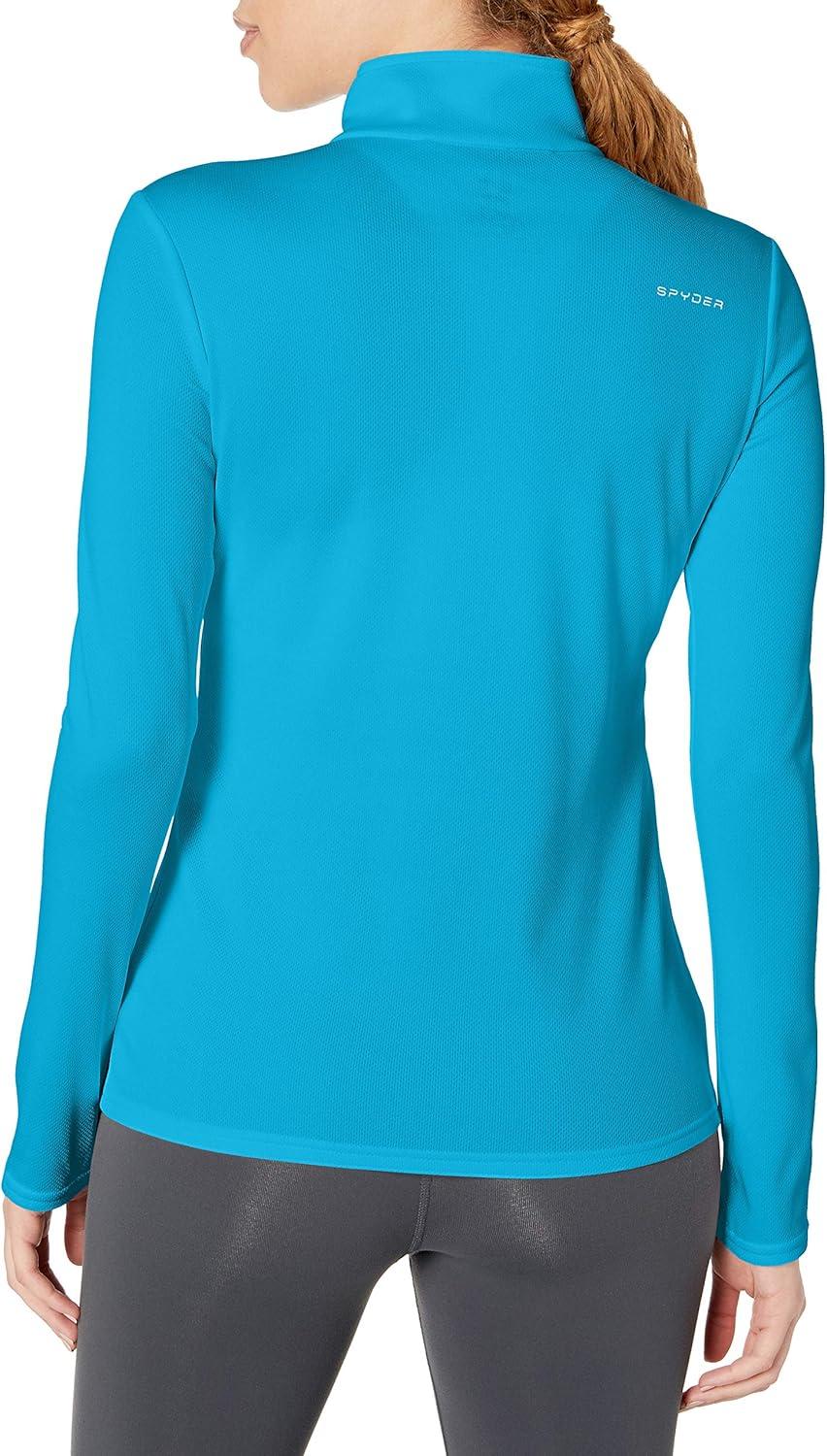 imageSpyder Womens Tempting HalfZip TNeckLagoon
