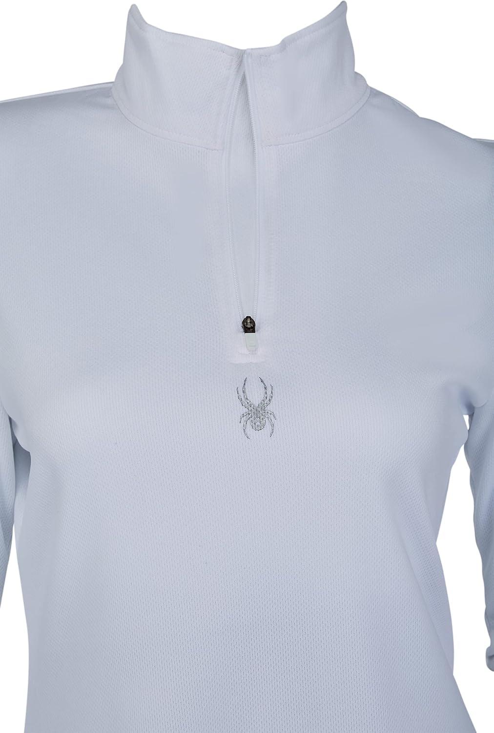 imageSpyder Womens Tempting HalfZip TNeckWhite