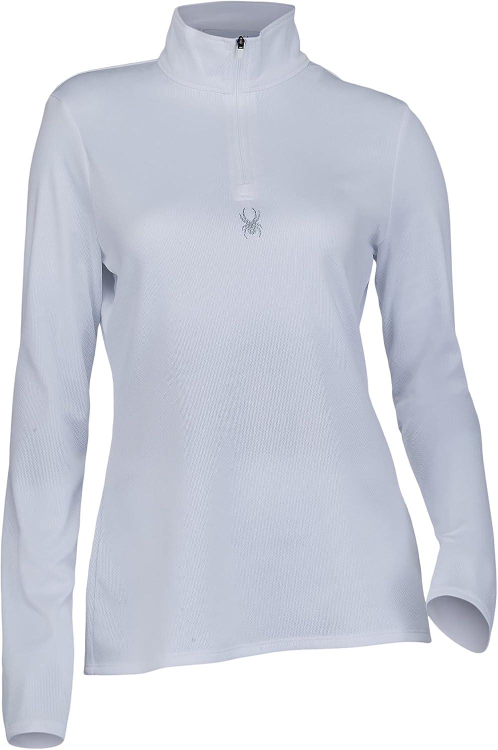 imageSpyder Womens Tempting HalfZip TNeckWhite