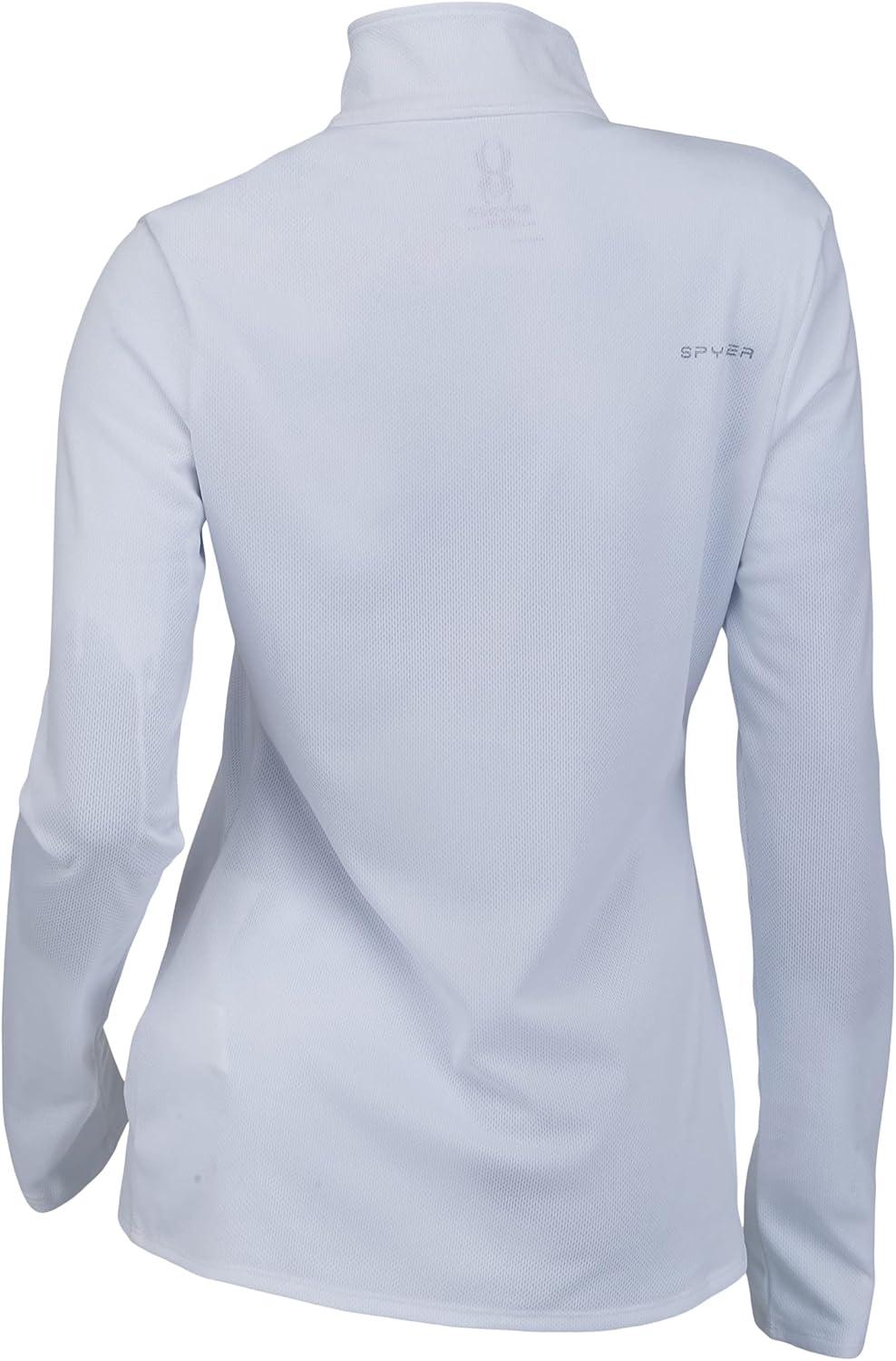 imageSpyder Womens Tempting HalfZip TNeckWhite