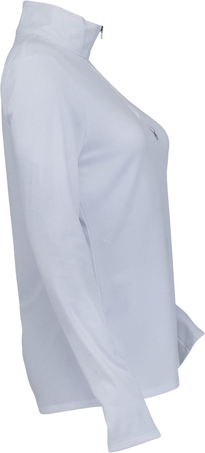 imageSpyder Womens Tempting HalfZip TNeckWhite