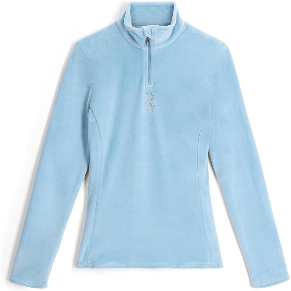 imageSpyder Womens Shimmer Bug Half Zip TNeck Ski Base LayerBlue Drift