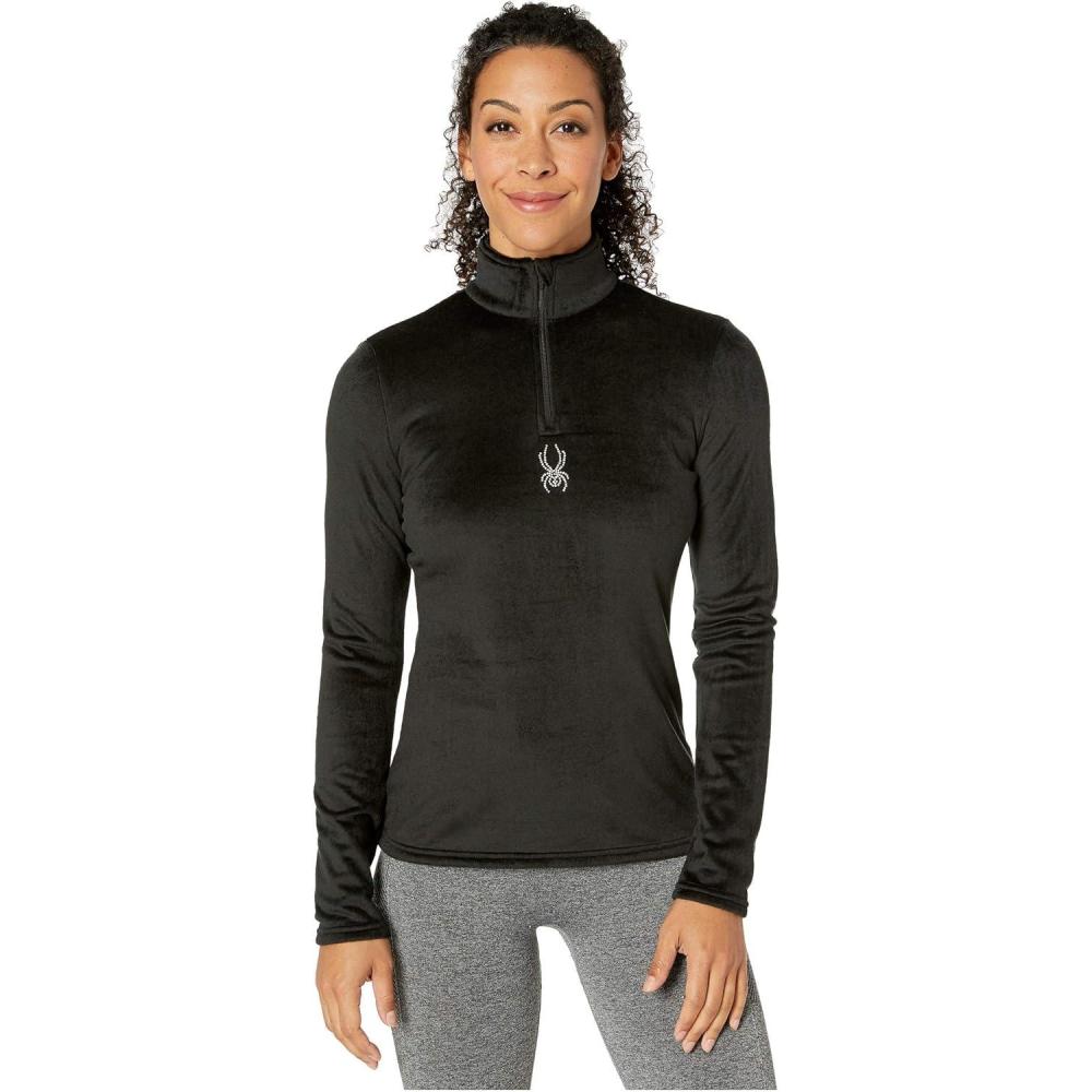 imageSpyder Womens Shimmer Bug Half Zip TNeckBlack