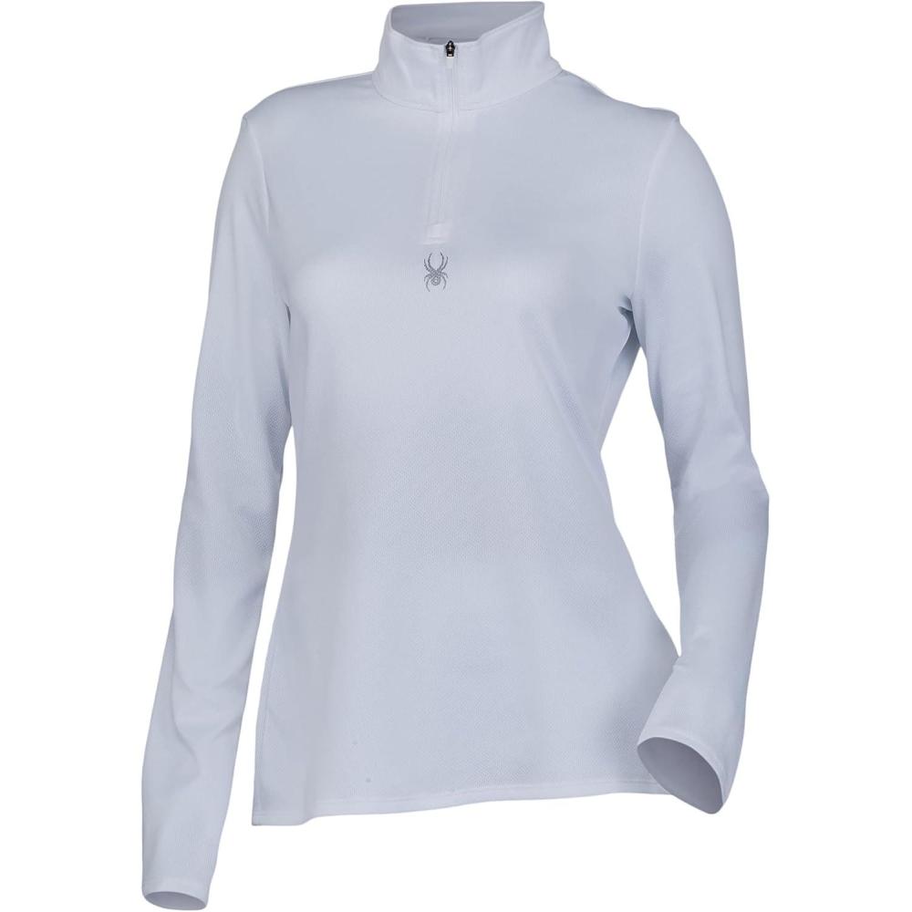 imageSpyder Womens Tempting HalfZip TNeckWhite