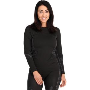 Spyder Women’s Momentum Crew Neck Base Layer Top(Black)