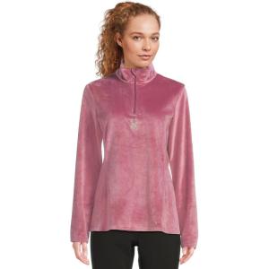 Spyder Women’s Shimmer Bug Half Zip T-Neck Ski Base Layer(Acai)