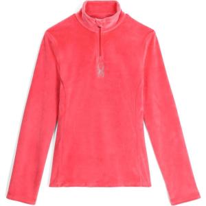 Spyder Women’s Shimmer Bug Half Zip T-Neck Ski Base Layer(Prism Pink)