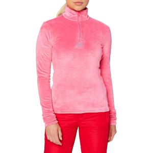 Spyder Womens Shimmer Bug Half Zip T-Neck(Bryte Bubblegum)