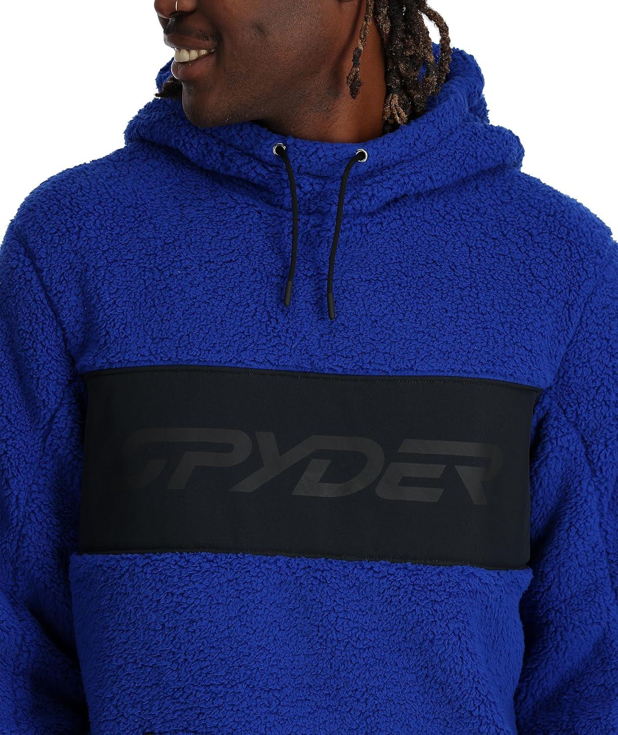 imageSpyder Mens Vista Hoodie Fleece SweatshirtElectric Blue