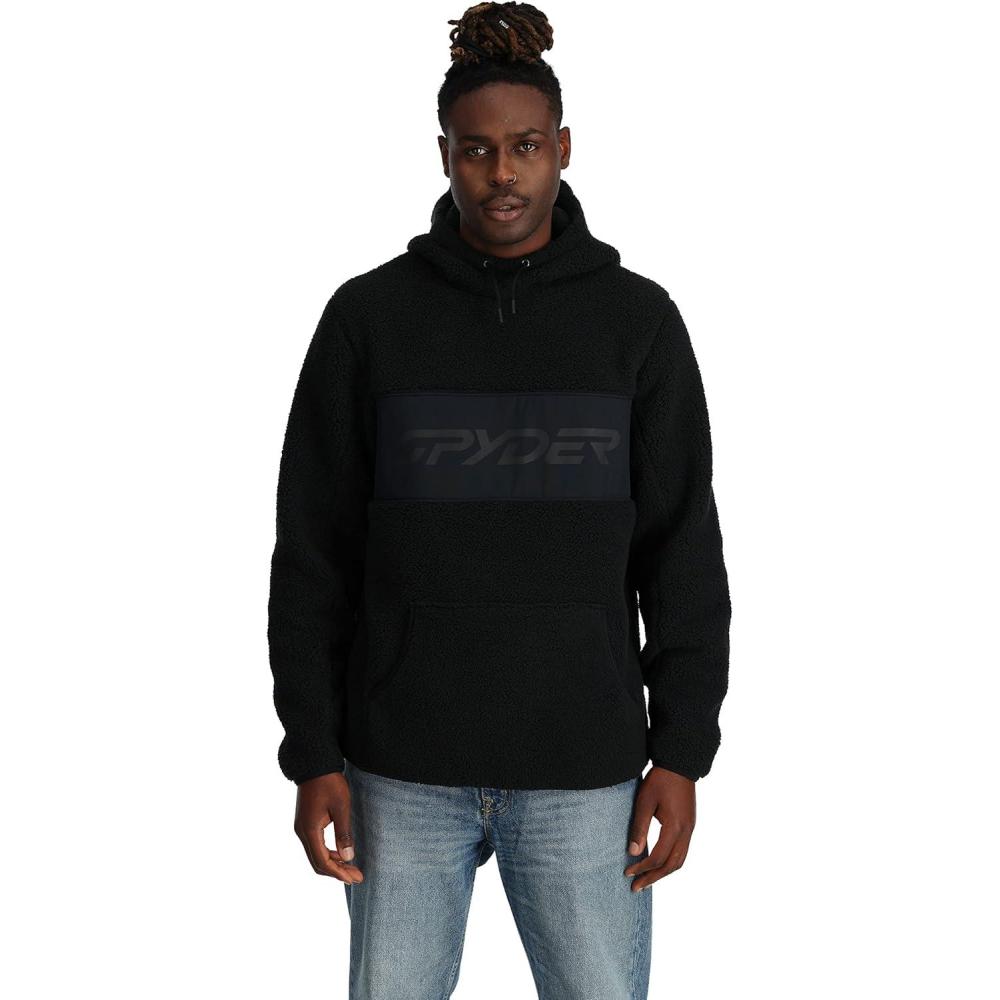 imageSpyder Mens Vista Hoodie Fleece SweatshirtBlack
