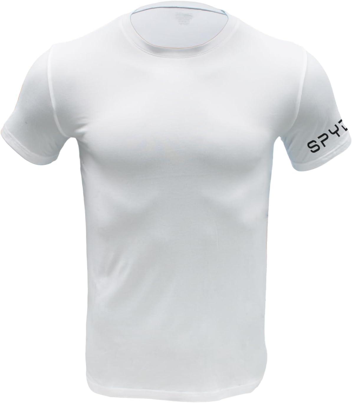 imageSpyder Mens Performance Moisture Wicking Crew Neck UndershirtsUltra Soft Stretch Sports TShirtWhiteWht