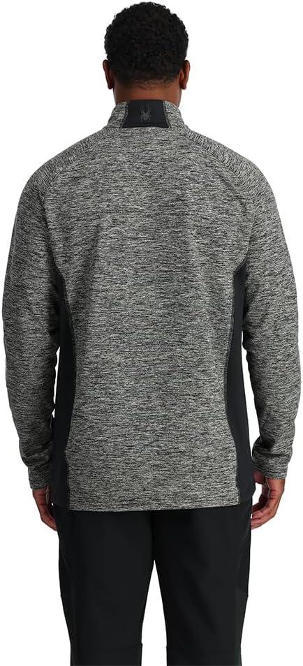 imageSpyder Mens Accord 12 Zip Quick Dry TNeck ShirtBlack
