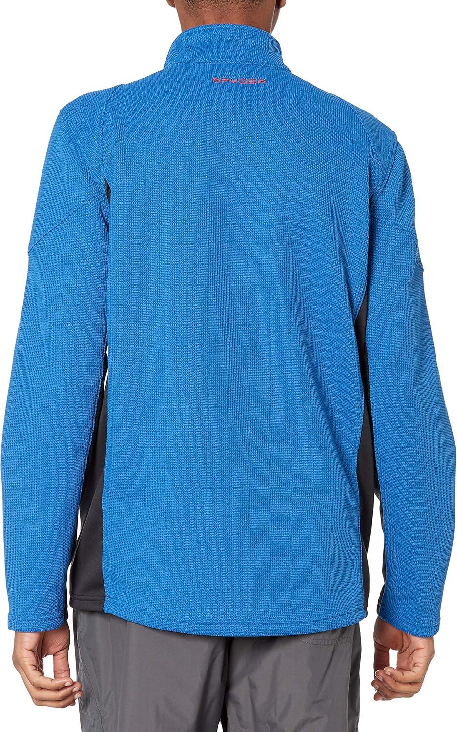 imageSpyder Mens Bandit Hybrid 12 Zip Fleece Ski Mid Layer Sweater JacketOlg Vco