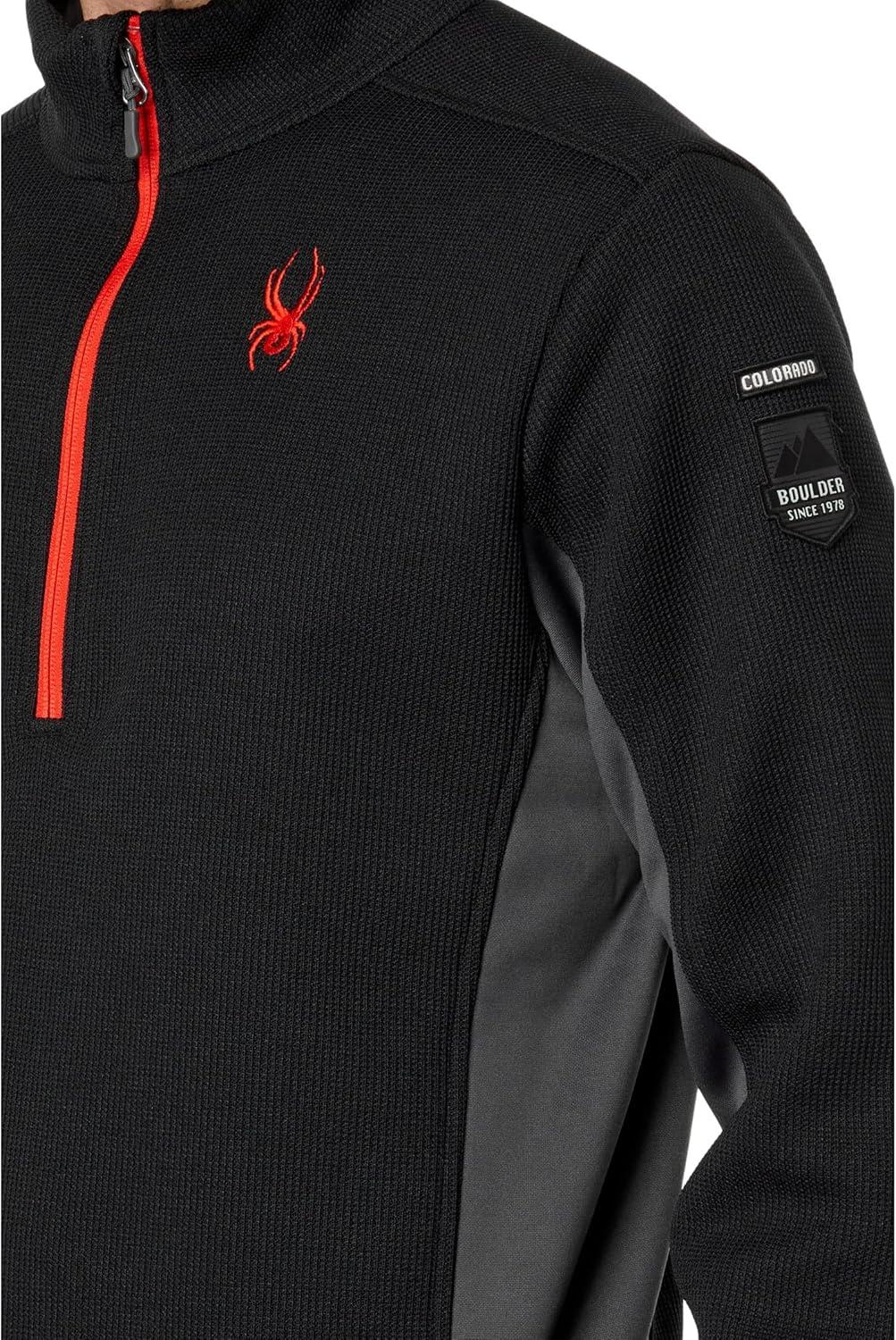 imageSpyder Mens Bandit Wengen Half Zip SweaterBlack